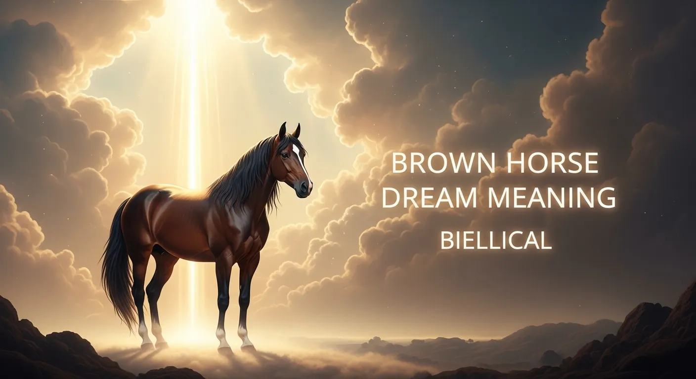 Brown Horse Dream Meaning Biblical: Spiritual & Psychological Insights