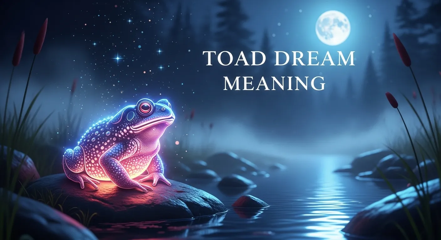 Toad Dream Meaning: What Your Subconscious Is Trying to Tell You